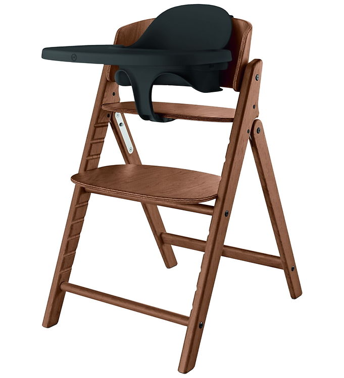 Cybex Click & Fold 3in1 Højstol - Dark Natural