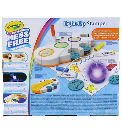 Crayola Kreasæt - Color Wonder Magic Light-Up Stamper