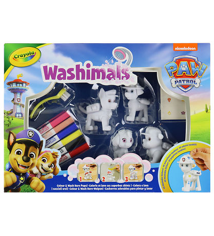 Crayola Kreasæt - Washimals Paw Patrol - 4 Pups