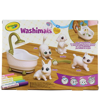 Crayola Kreasæt - Washimals Pets - Glam Pack