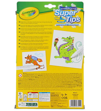 Crayola Tusser - 24-pak - Supertips Washable Markers