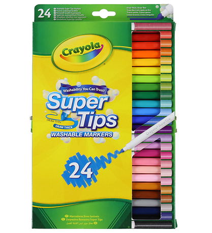 Crayola Tusser - 24-pak - Supertips Washable Markers