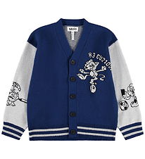 Molo cardigan - Bertel - Blue/Grey