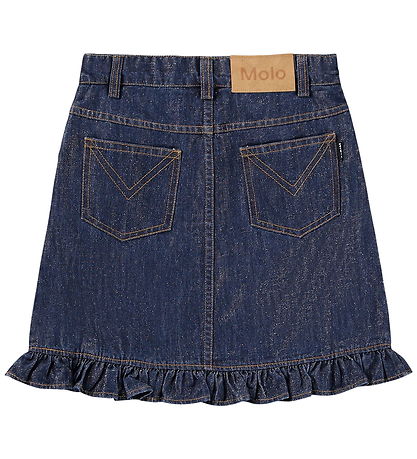 Molo Nederdel - Berit - Mid Blue Glitter