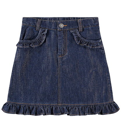 Molo Nederdel - Berit - Mid Blue Glitter