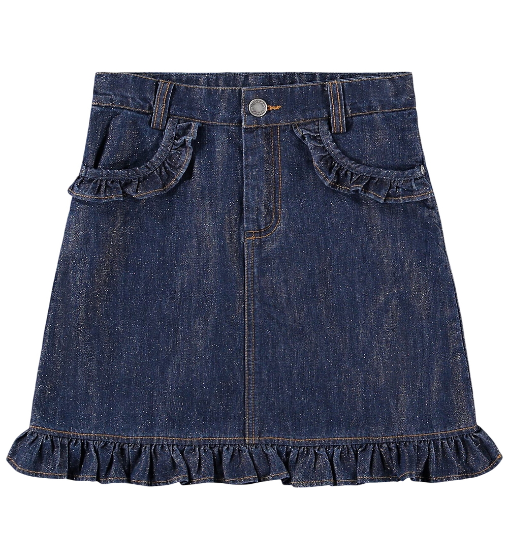 Molo Jupe - Denim -Brit- Mid Blue Glitter - Molo - 13-14 ans 158-164 - Jupe 60$