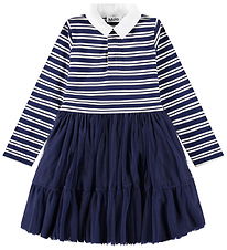 Molo Kjole - Cyanne - Warm Navy Stripe