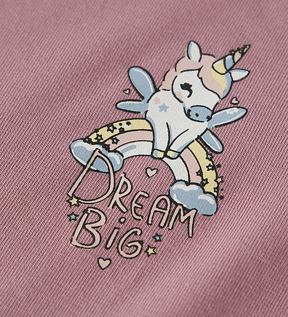 Name It Bluse - 2-pak - NmfVix - Bright White/Lilas Unicorn