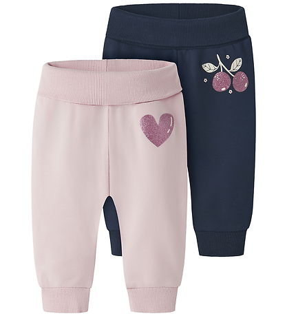 Name It Bukser - NbfVrillie - 2-pak - Navy Blazer/Lotus