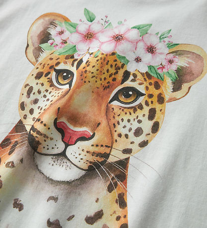 Name It T-shirt - 2-pak - NkfVotea - Bright White/Green Milieu