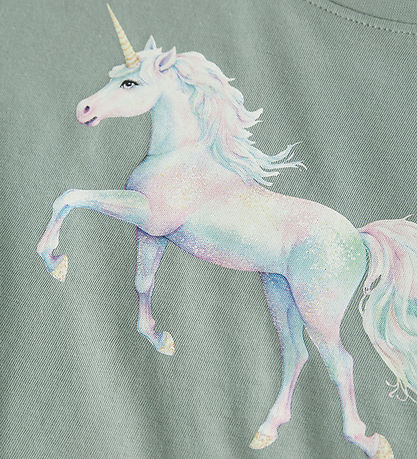 Name It T-shirt - 2-pak - NmfVotea - Green Milieu/Lilas