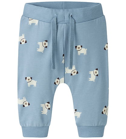 Name It Bukser - 2-pak - NbmVroels - Ashley Blue/Antique White