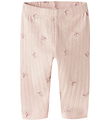 Name It Leggings - NbfKathlen - Rib - Lotus