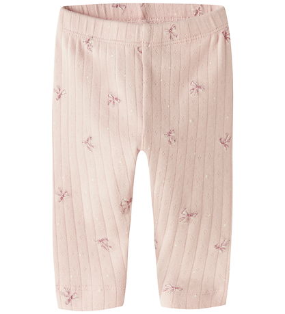 Name It Leggings - NbfKathlen - Rib - Lotus