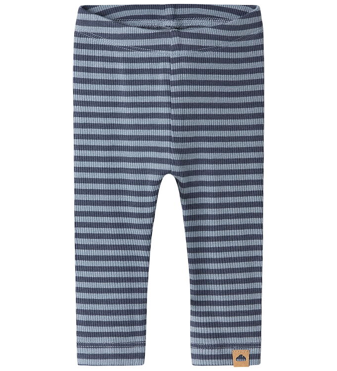 Name It Leggings - Rib - Viskose - NbmKardio - Ashley Blue