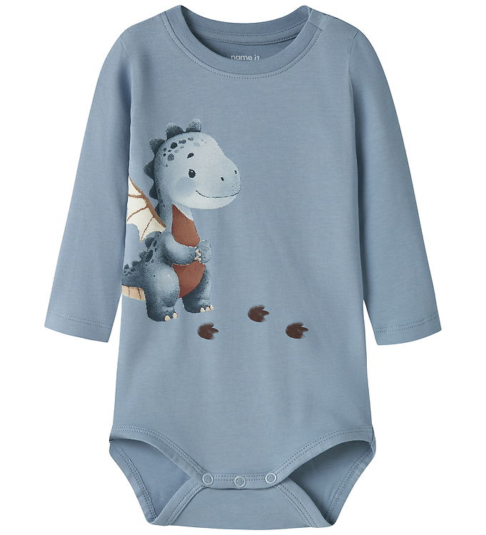 Name It Karse - Baby Body - Blå - 62