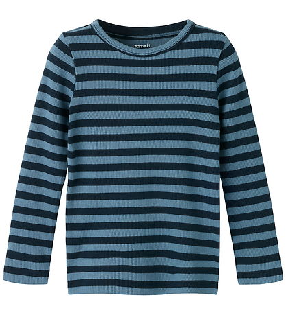 Name It Bluse - Rib - Noos - NmnBanio - Dark Sapphire/Blue Mir