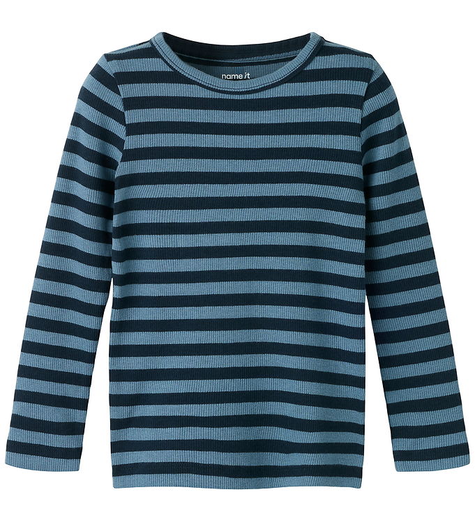 NAME IT Bluse Banio Dark Sapphire Blue Mirage