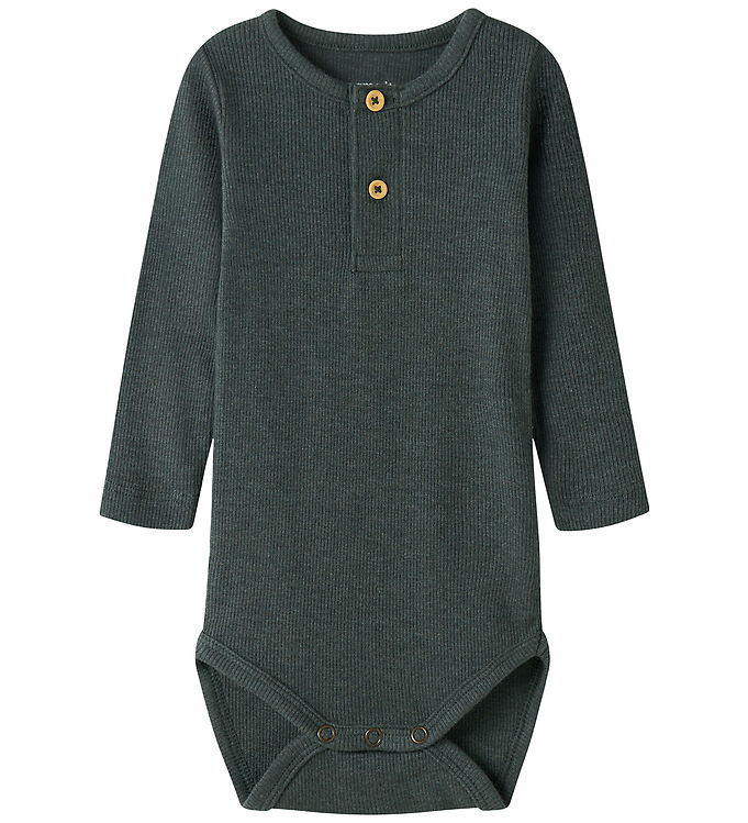 Name It Body l/æ - Rib - Noos - NbmKab - Urban Chic/Melange billede