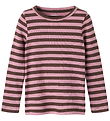 Name It Bluse - Rib - Noos - NmnBanio - French Roast/Lilas