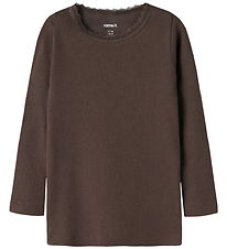 Name It Bluse - Rib - Noos - NmfKab - French Roast