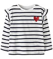 Name It Bluse - Noos - NmfTovelina - Bright White/Dark Sapphire 