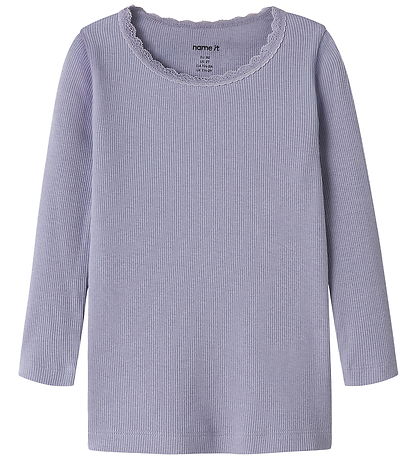 Name It Bluse - Rib - Noos - NmfKab - Heirloom Lilac