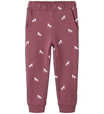Name It Sweatpants - Noos - NmfValba - Wild Ginger/W. Parfait Pi
