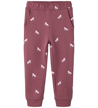 Name It Sweatpants - Noos - NmfValba - Wild Ginger/W. Parfait Pi