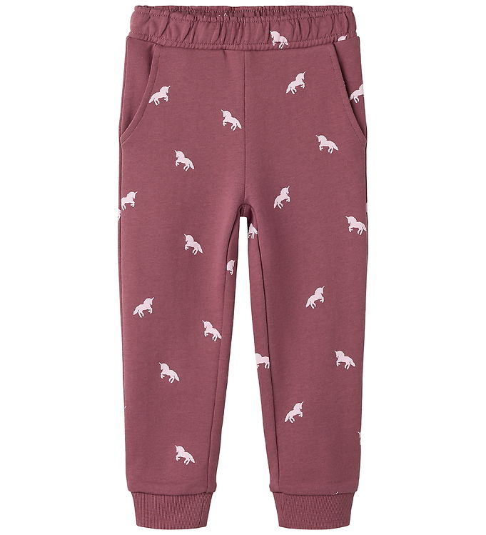 Name It Sweatpants - Noos - NmfValba - Wild Ginger/W. Parfait Pi