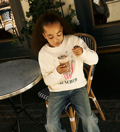 Name It Sweatshirt - NkfKonna - Antique White