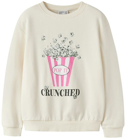 Name It Sweatshirt - NkfKonna - Antique White