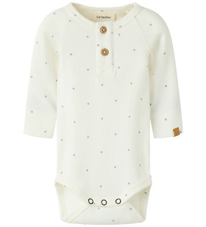 Lil Atelier Body l/æ - Rib - Slim - Noos - NbmGago - Coconut Mil