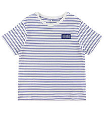 Name It T-shirt - NkmKristian - Wispy Clouds/Deep Ultramarine