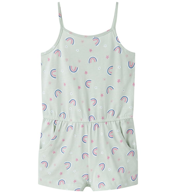 Name It Sommerdragt - NmfVigga - Pale Aqua/Rainbow