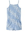 Name It Summer Romper - NmfVigga - Serenity/White Flower