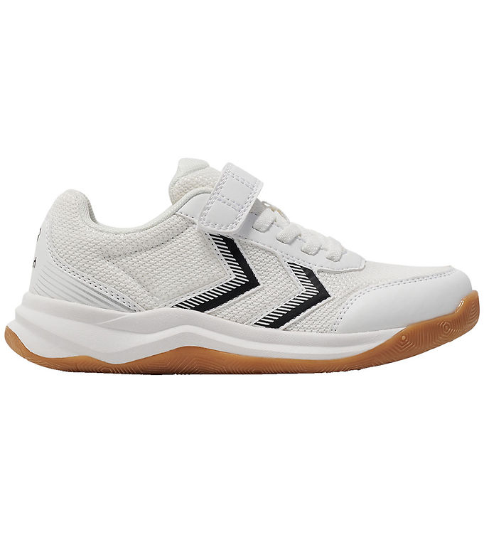Hummel Multiplay Flex VC 2.0 JR - Børne Indendørssko - Brun/Hvid/Sort - 37