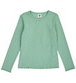 Jam Generation Bluse - Rib - Granite Green