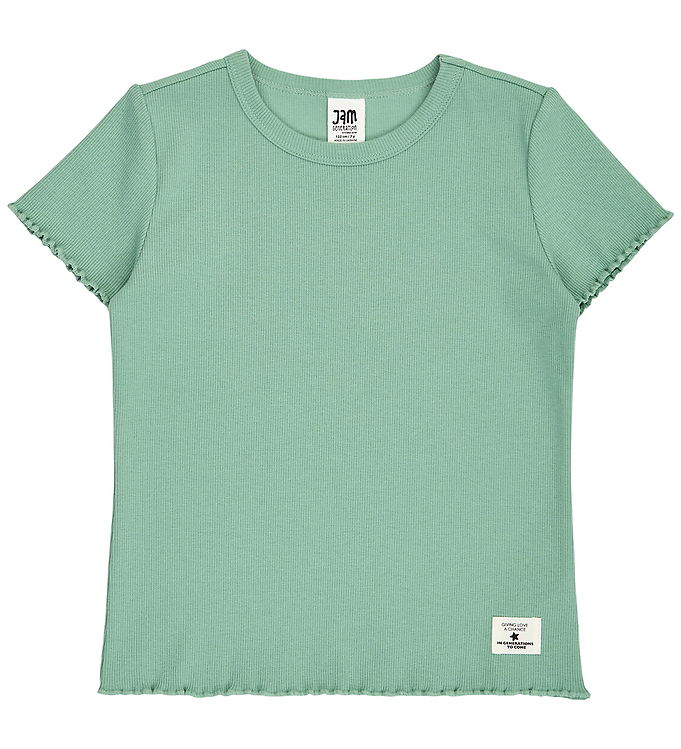 Jam Generation T-shirt - Rib - Granite Green
