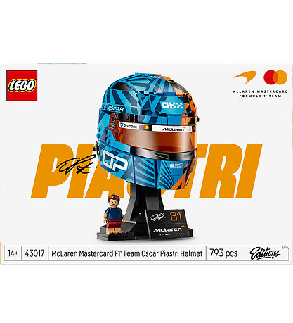 LEGO® Editions - Team Oscar Piastri Hjelm 43017 - 793 Dele