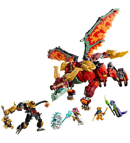 LEGO® Ninjago - Wyldfyres Forvandlingsdrage-mech 71868 - 821 Del