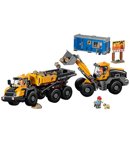 LEGO® City - Frontlæsser Og Lastbil Med Tippelad 60494 - 1132 De