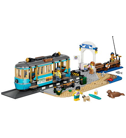 LEGO® City - Klassisk Sporvogn Med Strandstop 60506 - 693 Dele