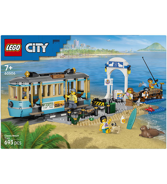 LEGO® City - Klassisk Sporvogn Med Strandstop 60506 - 693 Dele