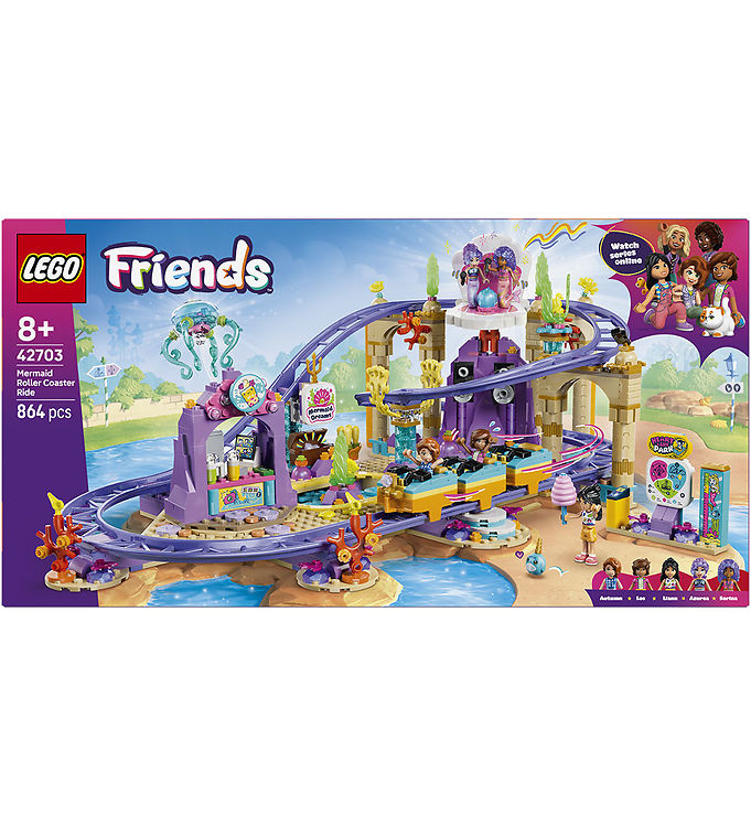 LEGO® Friends - Havfrue-rutsjebane 42703 - 864 Dele