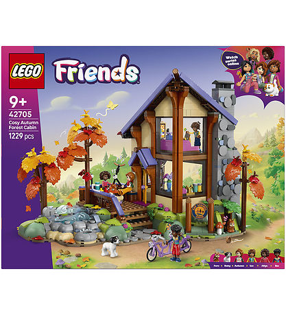 LEGO® Friends - Hyggelig Efterårs-Skovhytte 42705 - 1229 Dele