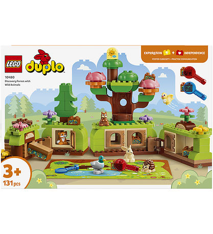 LEGO® Duplo - Oplevelsesskov Med Vilde Dyr 10480 - 131 Dele