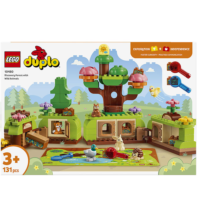 LEGO® Duplo - Oplevelsesskov Med Vilde Dyr 10480 - 131 Dele