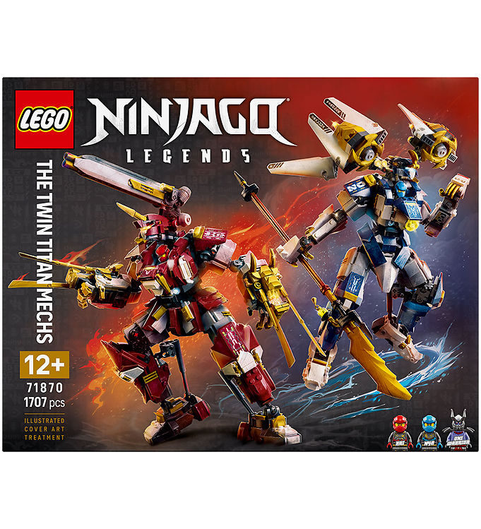 LEGO® Ninjago - De To Titan-Mechs 71870 - 1707 Dele