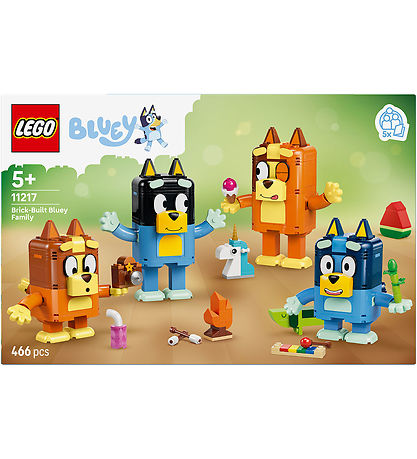 LEGO® Bluey - Klodsbygget Bluey-Familie 11217 - 466 Dele